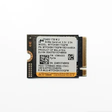 Micron 2400 Series 1TB M.2 2230 NVMe Gen 4.0x4 SSD (Model: MTFDKBK1T0QFM)