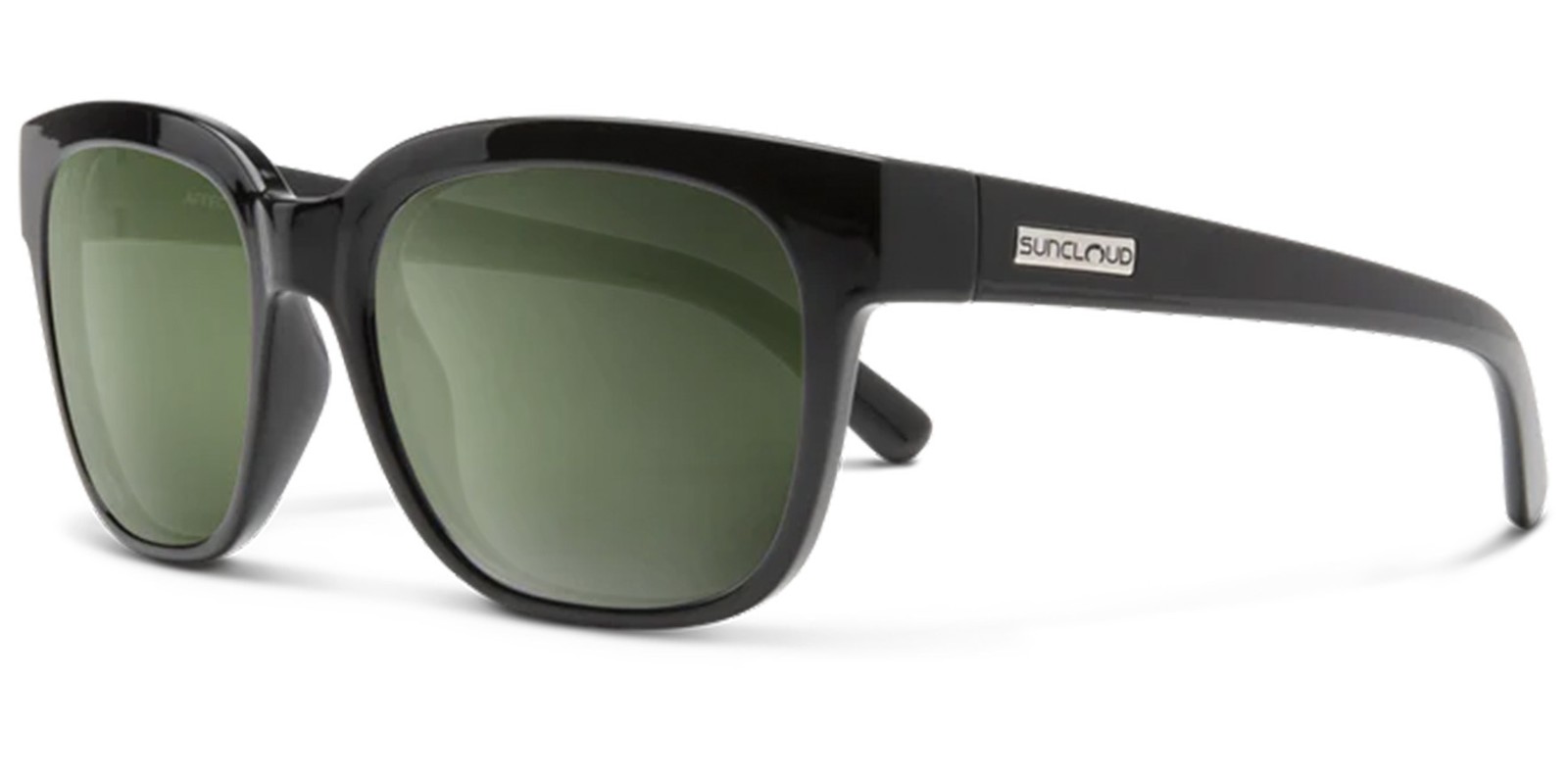 Suncloud Affect Polarized Black Rounded Square Sport Sunglasses - 20529780756M9
