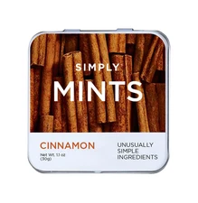 SIMPLY Mints | Cinnamon Breath Mints | Pack of Six (180 Pieces Total) | Breath F