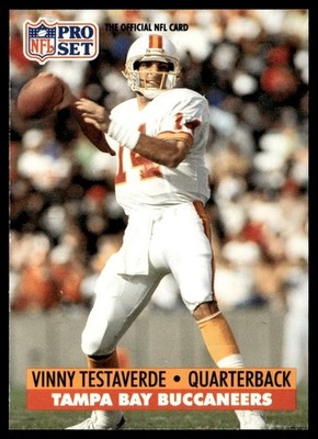 1991 Pro Set Vinny Testaverde Tampa Bay Buccaneers #314