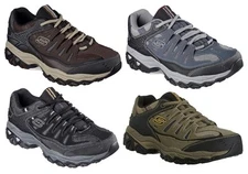 SKECHERS Men's Cross Training Sneakers, 4 Colors in Medium & Extra Wide EEEE