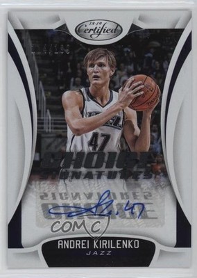 2018-19 Certified Choice Signatures /199 Andrei Kirilenko #CS-AKL Auto 07d9