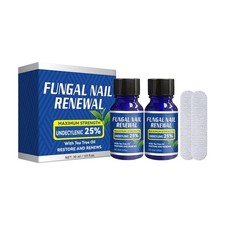 Toenail Fungus Treatment Liquid With Undecylenic Acid 25  Tea Tree Oil,15ml x2