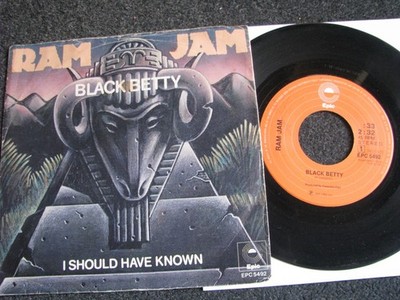 Ram Jam-Black Betty 7'' Vinyl-1977 Holland-EPIC-EPC 5492