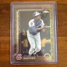 2025 Topps Gilded Collection Gold - Hank Aaron /99