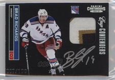 2011 Panini Playoff Contenders Cup Signatures 7/100 Brad Richards Patch Auto 2d8