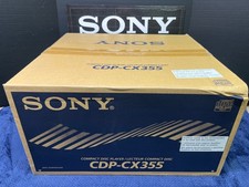 -SEALED - NEW IN BOX - Sony 300 Disc CD/DVD Changer Player CDP-CX355