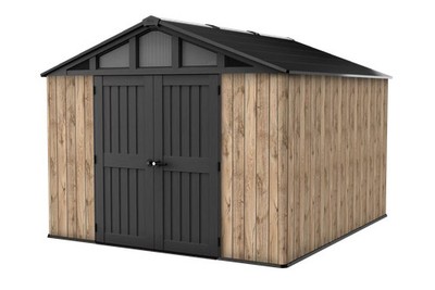 Keter Summit 10x11.5 Gartenhaus - 305x350x251cm - wetterfest - Kunststoff - Pini
