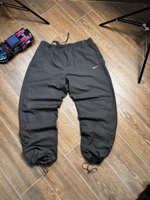 Mens Vintage Nike Orange Tag Y2K Baggy Track Pants Bottoms Black