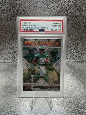 2022 Panini XR - Rookie Expose Breece Hall #RXP-11 White /25 (RC)