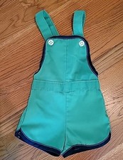 Vintage Health-Tex Shortall Overall Shorts Button Romper Boys 4T