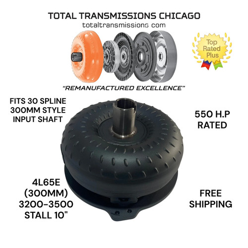 4L60E 4L65E LS1 TORQUE CONVERTER 3200-3500 HIGH STALL 10" 300MM 1 YEAR WARRANTY