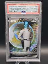 2025 Topps Chrome Hyperspace Grand Admiral Thrawn #31 Hyperlanes 8/25 PSA 10