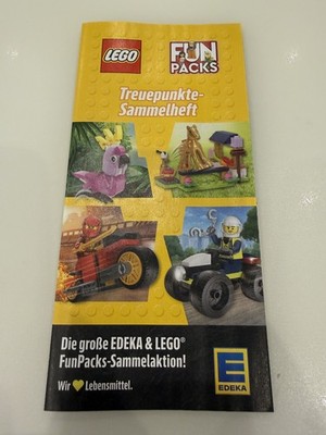 Treuepunkte Edeka Lego Fun Packs - Komplettes Heft 40 Punkte - Neu!!!