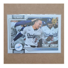 Topps 2026 Series 1 #222 Tommy Edman Los Angeles Dodgers Golden Mirror