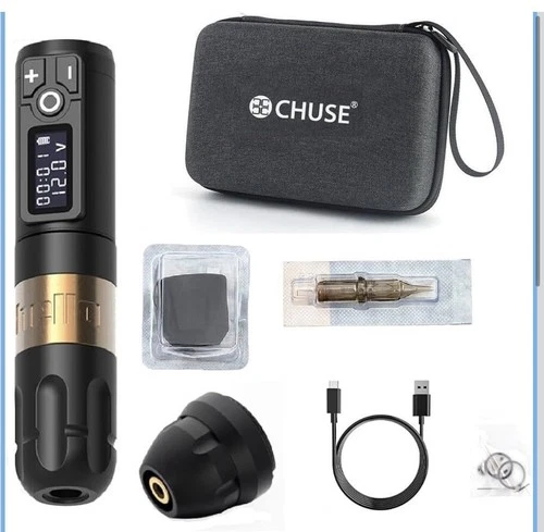 CHUSE Microblading Pen Permanent Makeup Kit Supplies 2,400mAh Battery, 4.0mm Str - product listing photo