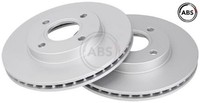 2X Bremsscheibe A.B.S. 17007 2 Bremsscheiben Vorderachse Vorne