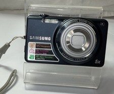 Samsung ST65 Digital Camera Blue 14.2MP w/Battery Charger Tested Works