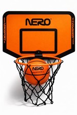 Mini Basketball Hoop and Silent Ball Combo, Indoor Wall-Mounted Basketball Ho...