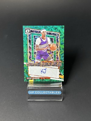 2023-24 Donruss Optic Keon Johnson Auto Green Opti-Graphs OG-KON