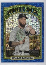 2021 Topps Heritage Blue Sparkle Chrome Dallas Keuchel #80 0s2m