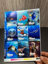 Finding Nemo Disney Printer Proof Test Proof Sheet of Promo Cards were pass 