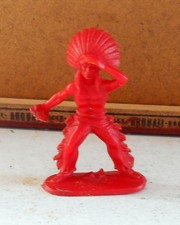 JEAN HOEFLER SOLDATINI INDIANO CAPO ROSSO SCALA 1/32 PLASTICA