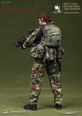 Perfect Damtoys 93012 Navy Seal Reconteam Saw Gunner In