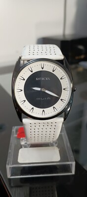 INVICTA SLIM Vintage Men's Watch SWISS Leather 40 mm 5,5 mm Thin