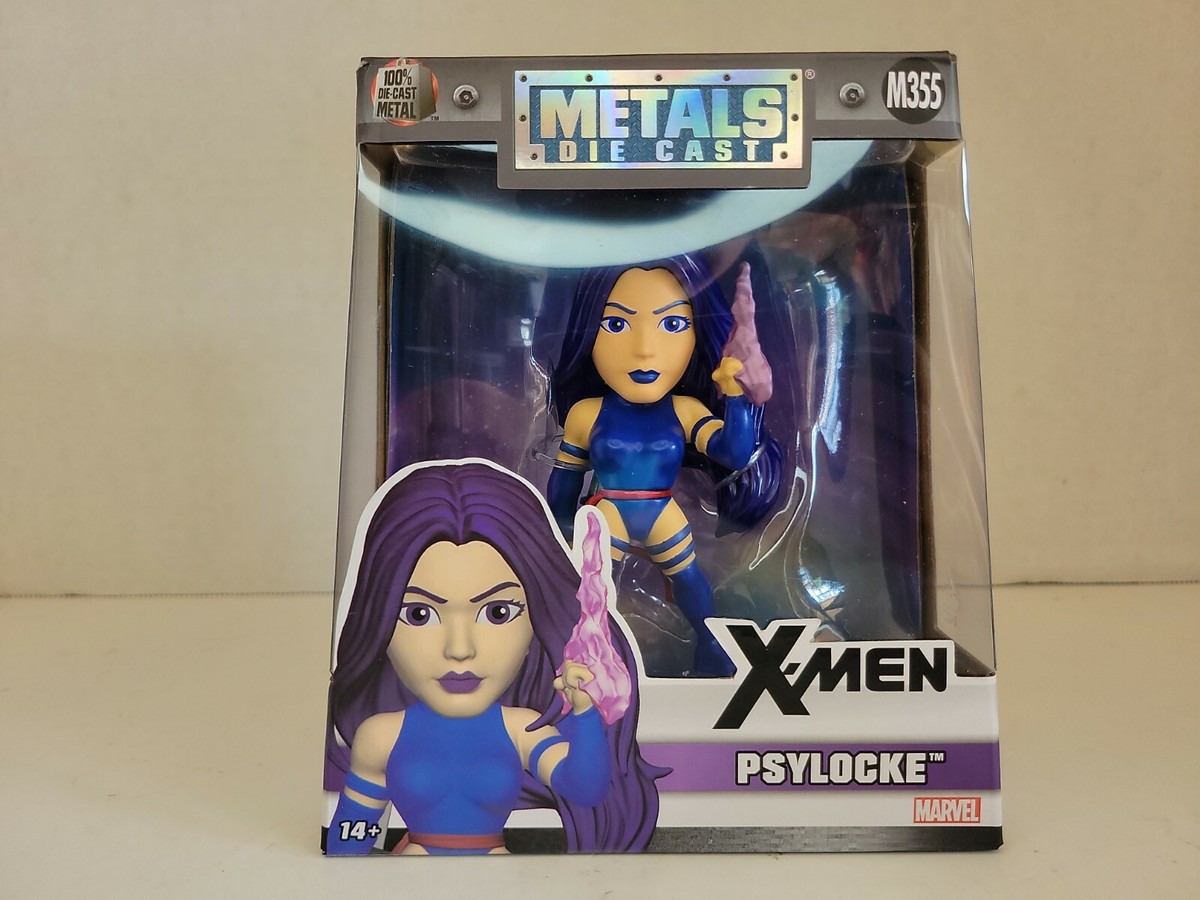 Jada JMF98097 - Fustella in metallo pressofuso, 10 cm, X-Men-Psylocke, multicolore