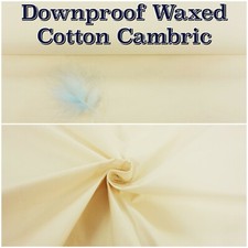 Cambric Fabric Waxed Cotton Feather Down Proof Pillow Cushion Craft Material