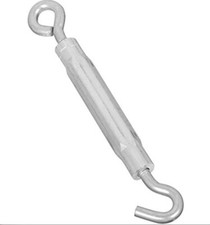 National Hardware N221-846 Zinc-Plated Hook & Eye Turnbuckle 3/16 x 5.5 in.