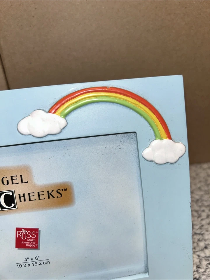 Marco de fotos de mejillas de ángel "pequeño ángel" Russ Berrie coleccionable Foto 2 de 4