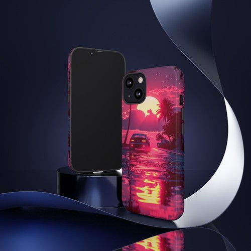 Neon Beach Sunset Drive Horizon Phone Case for iPhone, Samsung Galaxy, Pixel - 第 61/141 張圖片