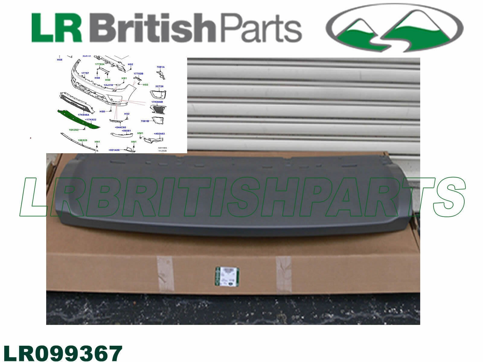 LAND ROVER FRONT TOWING EYE HOOK COVER RANGE ROVER SPORT 14 ON LR099367