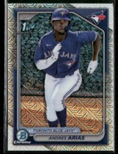 2024 Bowman Chrome Mojo Refractor Andres Arias # BCP-236 Jays