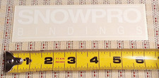 Vintage Snowpro Bindung Marke Snowboard Aufkleber / Sticker