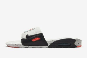 Nike Air Max 90 Slide White Black Turf Orange BQ4635-102 Men's Size 13 NEW  | eBay