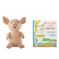 If You Give a Pig a Pancake & Book Plush Kohl's Cares Kids 12" Soft Stuffed NEW
