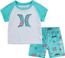 NEW Boy's Swim set Suit 2-Piece Green 18 Months sharks