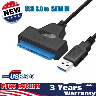 USB 3.0 to 2.5  SATA III Hard Drive Adapter Connector Cable Converter  6 Gbps CA
