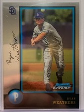 Ryan Weathers - 2018 Bowman Draft Chrome 1998 Throwback #98B-RW SD Padres
