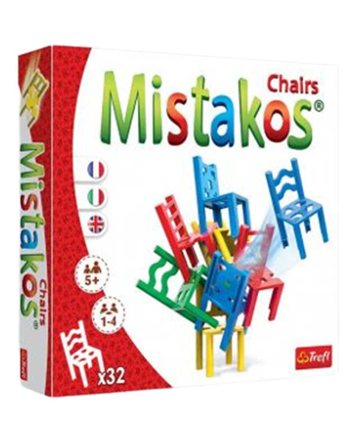 Jeu de société d'équilibre Mistakos Extra Trefl en famille