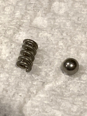 McCulloch SDC MDC Carburetor Choke Friction Ball & Spring 100302 67504