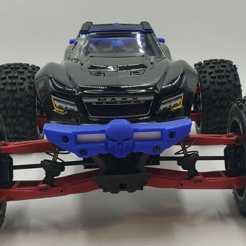 Fits Traxxas Maxx 4s V1 & V2 Custom Bumper Set Front & Back (8990)LED Compatible - Picture 10 of 22