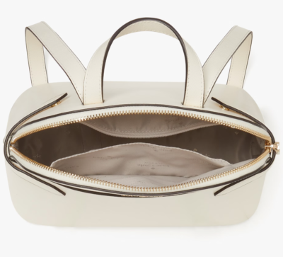 NWB Kate Spade Staci Dome Backpack Ivory White Leather KG021  display picture 2