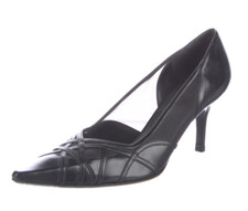 STUART WEITZMAN AUTH 399 Women's Black Pointed Toe Pump Size 5.5