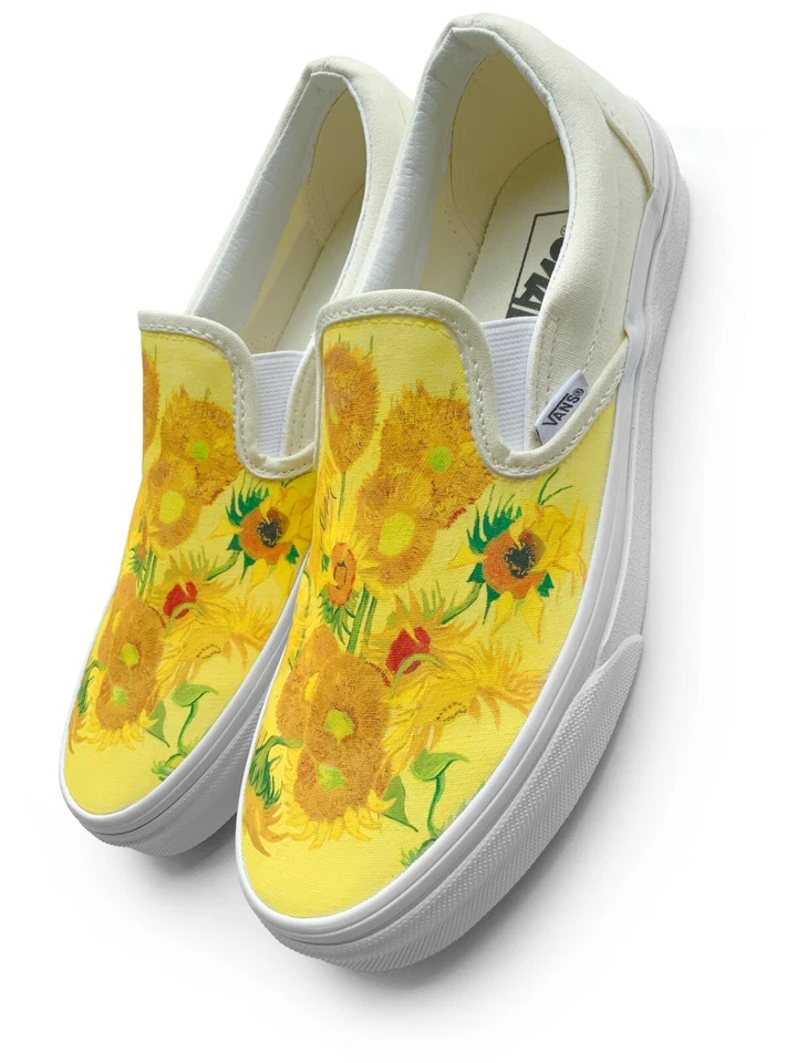 Zapatos sin cordones Van Gogh de girasol marca Vans Foto 2 de 4