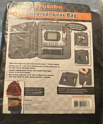2005 Futaba Universal Gear  Bag #FUTP1001 - Orange checkered front NIB