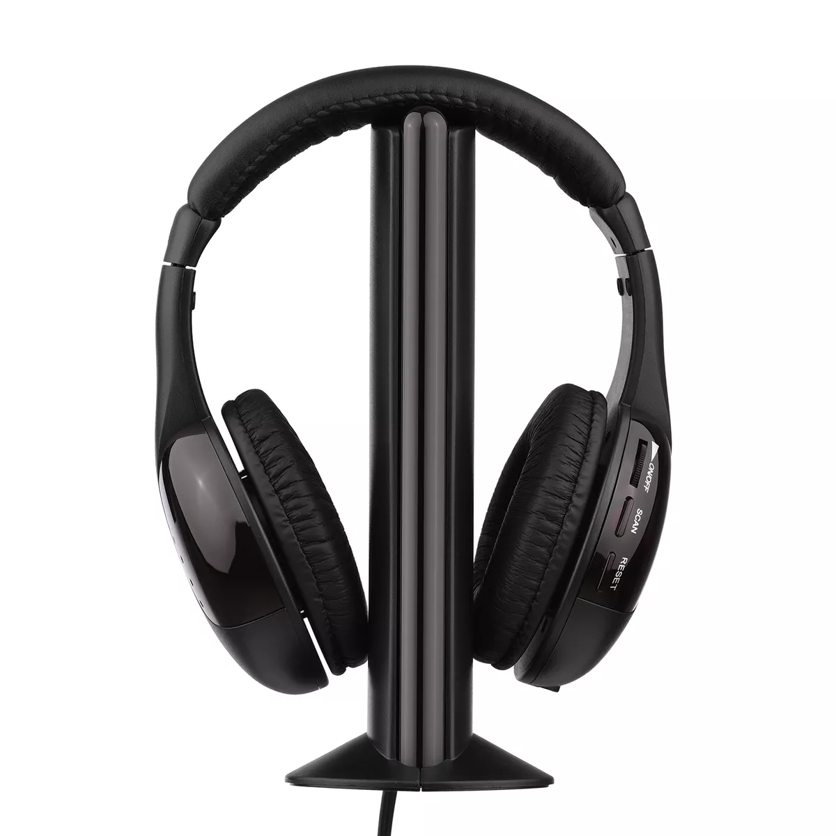 5 in 1 Wireless Headset FM Hi Fi Headphone with Microphone for TV